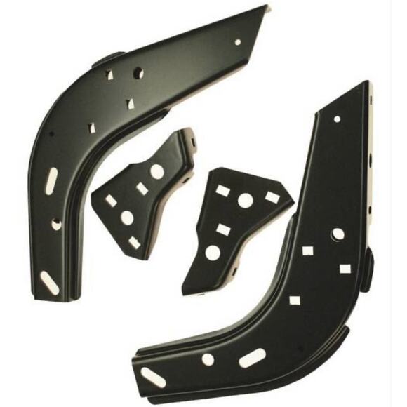 '68 '69 Chevrolet Firebird Front Bumper Bracket Set 4 Pieces #14978 New - Picture 1 of 9